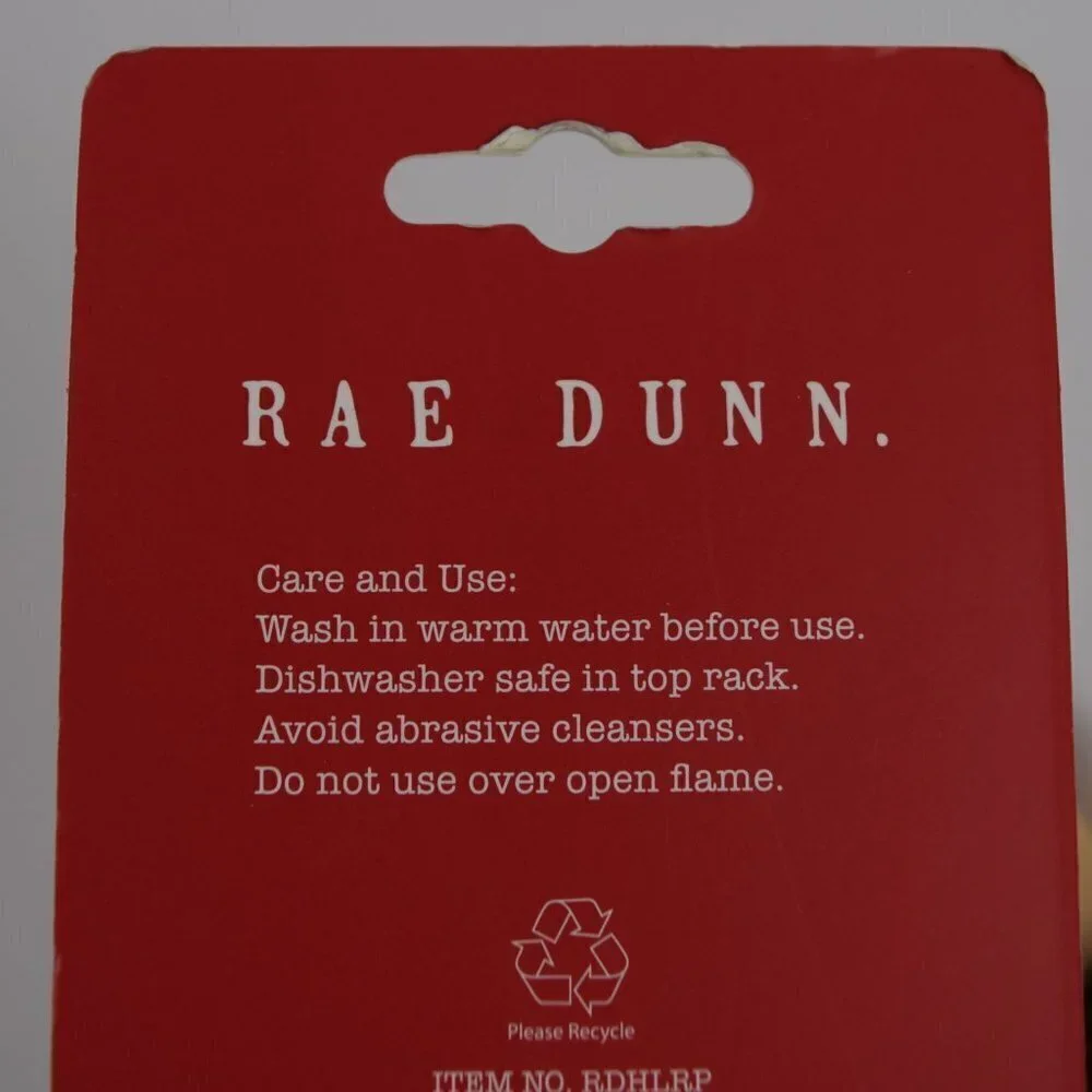 New Rae Dunn 'Tis the Season Rolling Pin Christmas Baking